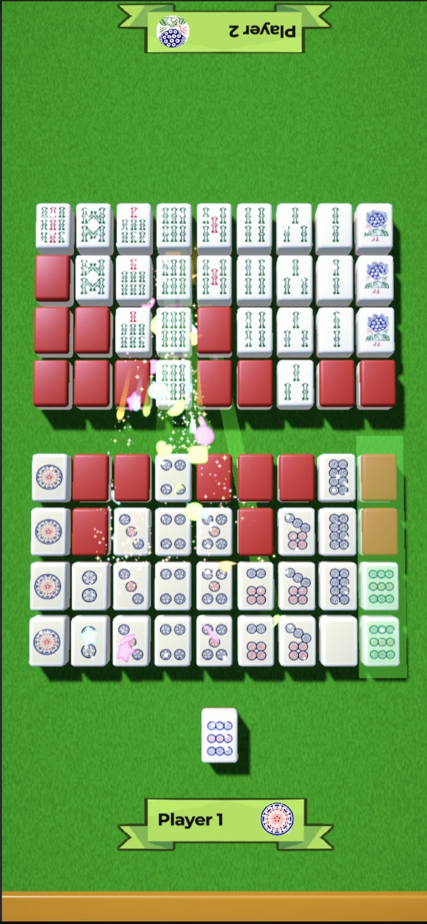 Local two-player Mahjong Flow game