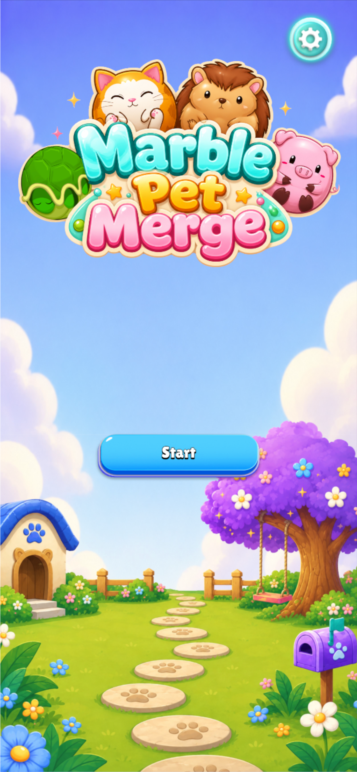 Marble Pet Merge mobile gameplay screenshot
